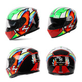 Peacekeeper 129 Full Face Motorcycle Riding Helmet