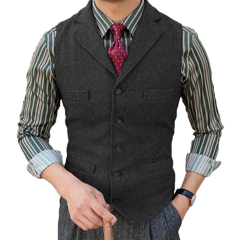 MEN'S CLASSIC SUIT VEST