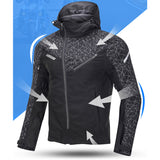Racing Street Softshell Waterproof Armored Jacket