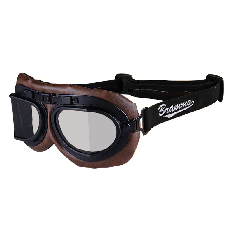 Espnman Retro Motorcycle Goggles with Adjustable Strap