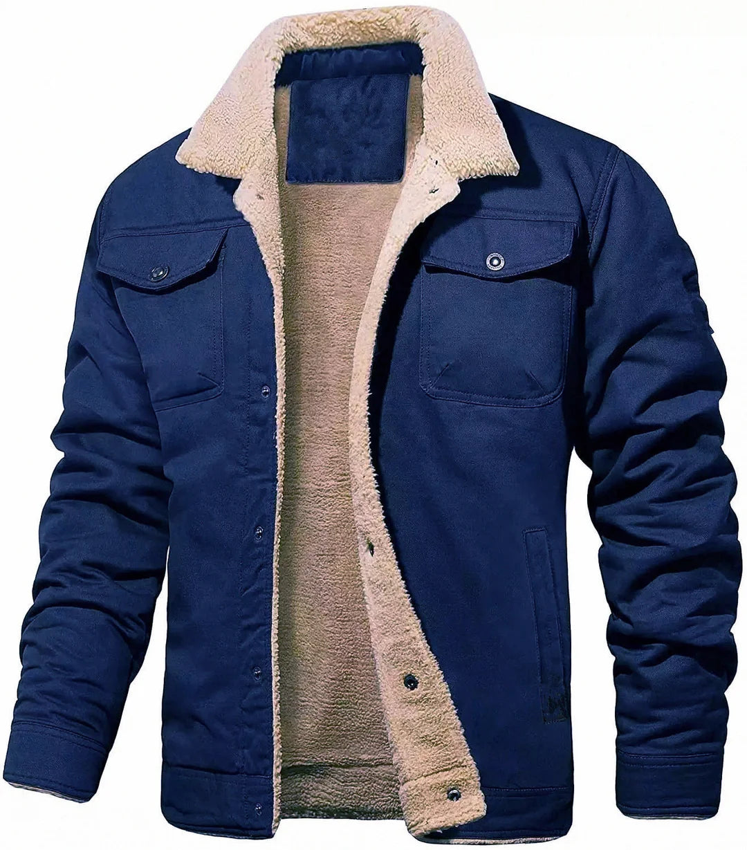 Men's Coats and Jackets Cutler Bomber Jacket Winter Outdoor Work Fluffy Jacket