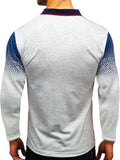 Printed Long Sleeve Polo T-Shirts