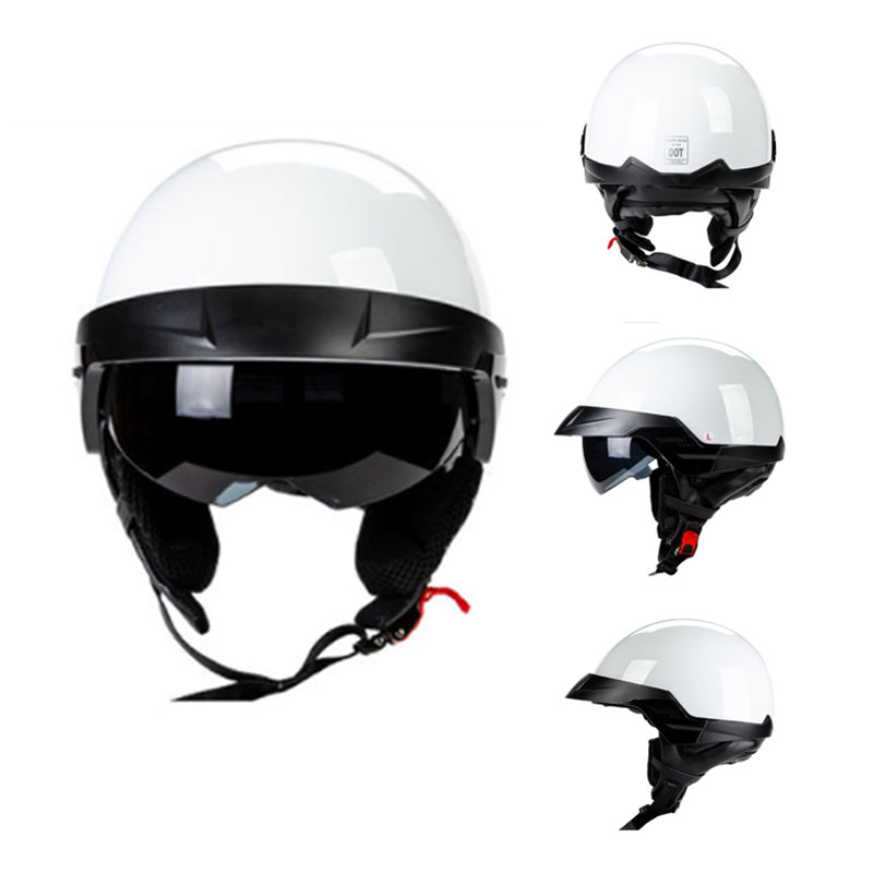 Vintage Harley Half Face Helmet DOT