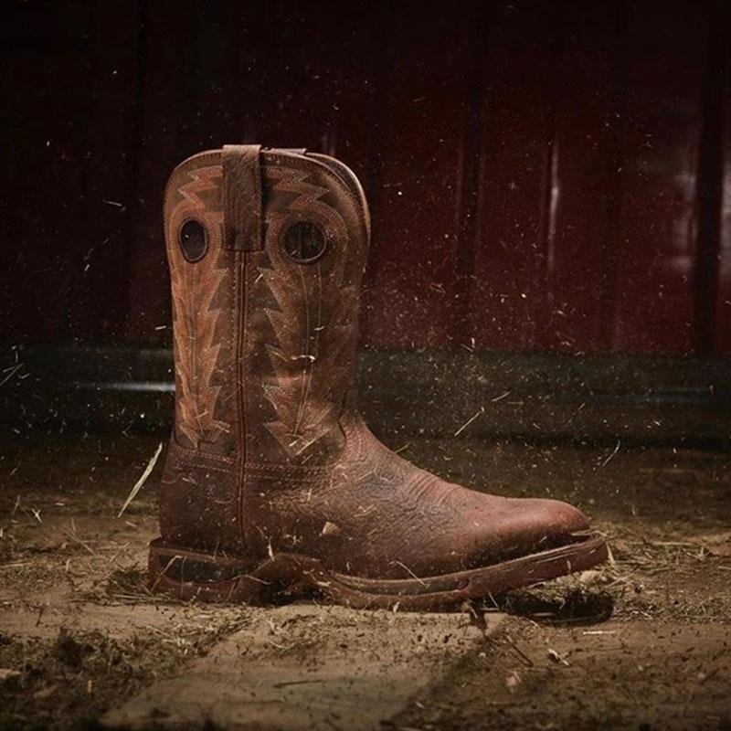 Men's Waterproof Western Boots Cowboy Boots