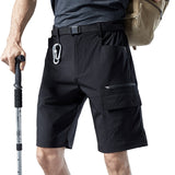 Hiking Zipper Pocket Cargo Shorts (Not Belt And Safety)