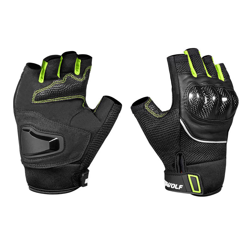 Men's Fingerless Mesh Gloves