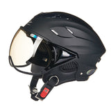 Half Open Face Helmet with Sun Visor