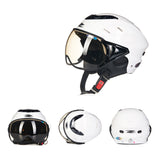 Half Open Face Helmet with Sun Visor