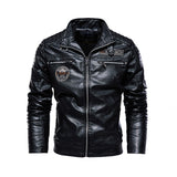 Espnman Men's Leather Jacket