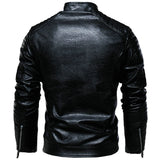 Espnman Men's Leather Jacket