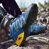 Men Hiking Shoes Non Slip Wear-Resistant Climbing Lightweight Walking Breathable Sneaker
