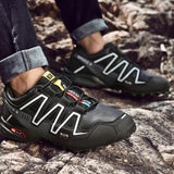 Men Hiking Shoes Non Slip Wear-Resistant Climbing Lightweight Walking Breathable Sneaker