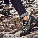 Men Hiking Shoes Non Slip Wear-Resistant Climbing Lightweight Walking Breathable Sneaker