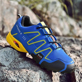 Men Hiking Shoes Non Slip Wear-Resistant Climbing Lightweight Walking Breathable Sneaker