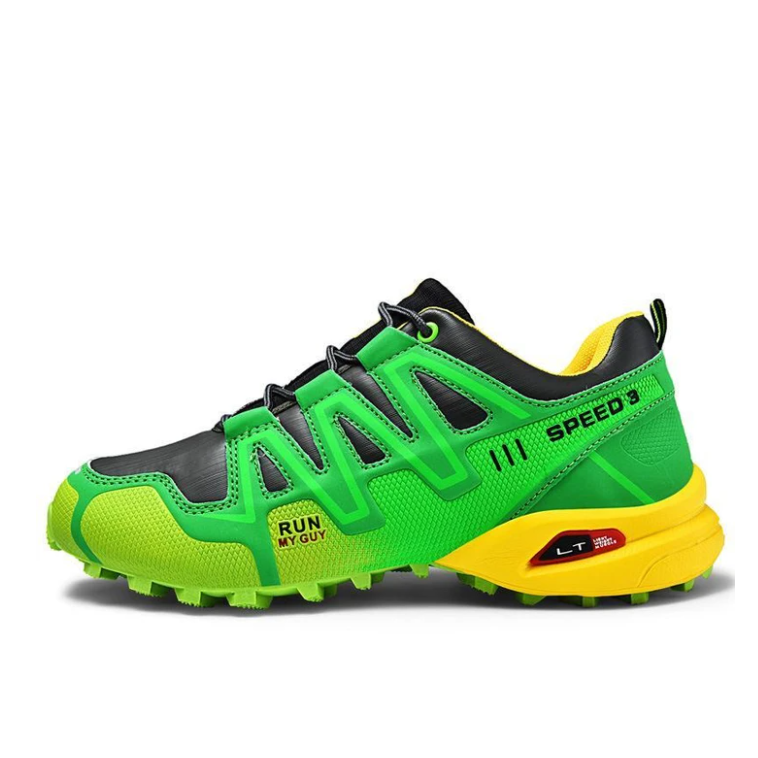 Men Hiking Shoes Non Slip Wear-Resistant Climbing Lightweight Walking Breathable Sneaker