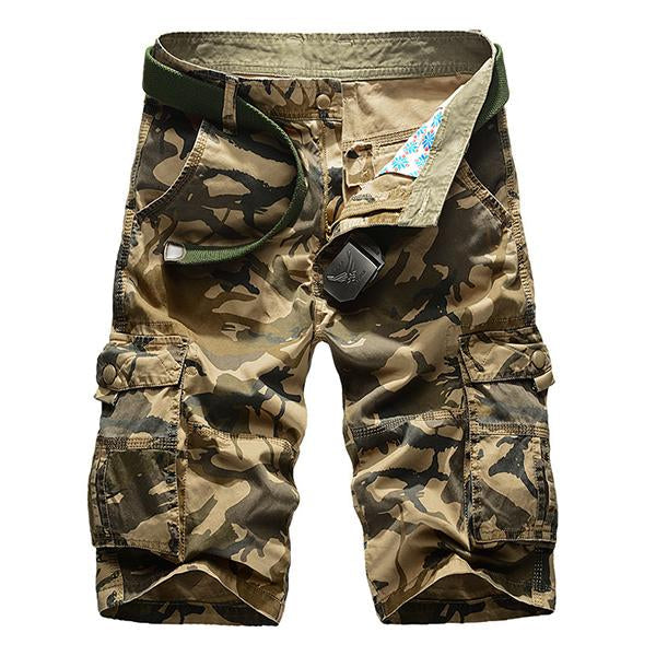 Men's Camo Cargo Shorts (Belt Excluded)