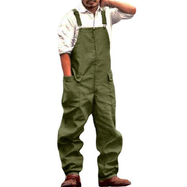 Men's Retro Loose Casual Workwear Jumpsuits Overall