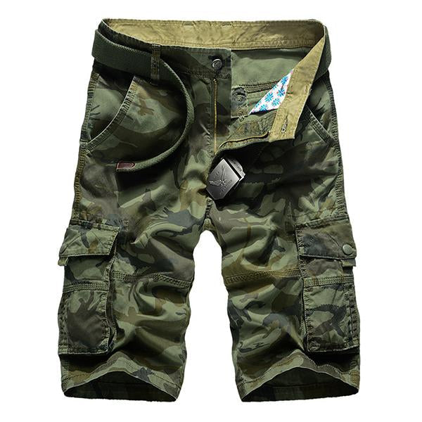 Men's Camo Cargo Shorts (Belt Excluded)
