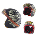 Vintage Open Face Helmet Harley Retro Helmet