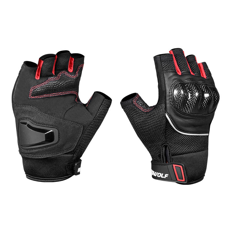 Men's Fingerless Mesh Gloves