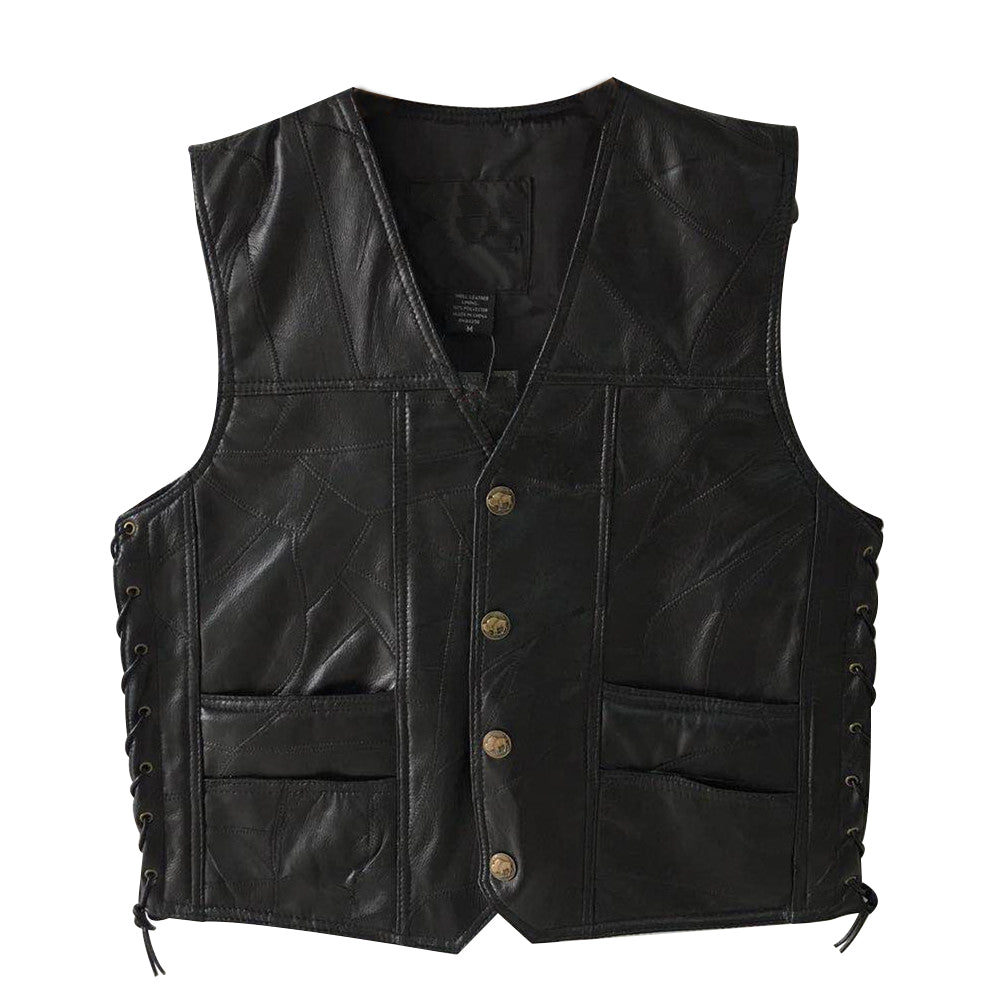 Men's Vintage Leather Vest