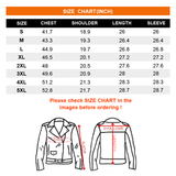 Espnman Men's Leather Jacket
