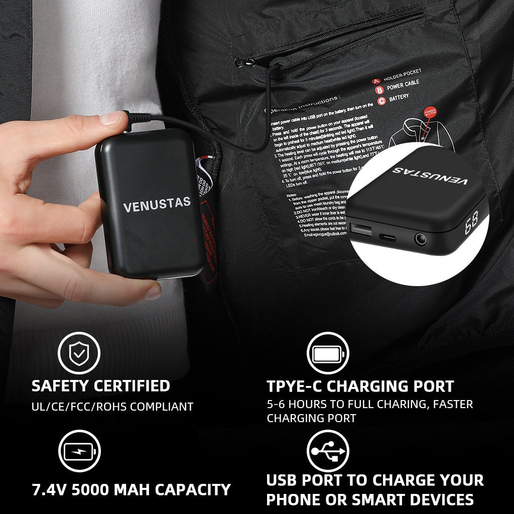 Men's 3-in-1 Heated Jacket 7.4V