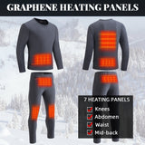 Heated Underwear Set For Men, 5V