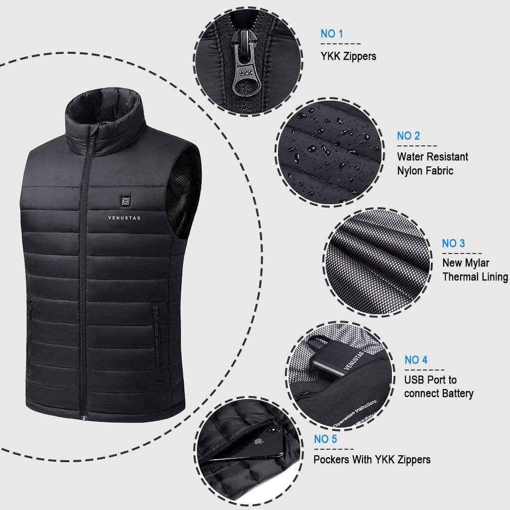 Heated Vest for Men 5V