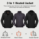 Men's 3-in-1 Heated Jacket 5V