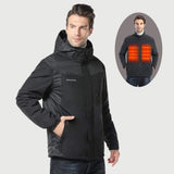 Men's Fleece Heated Vest 7.4V Lightweight Insulated Electric Vest (Battery Pack Excluded)