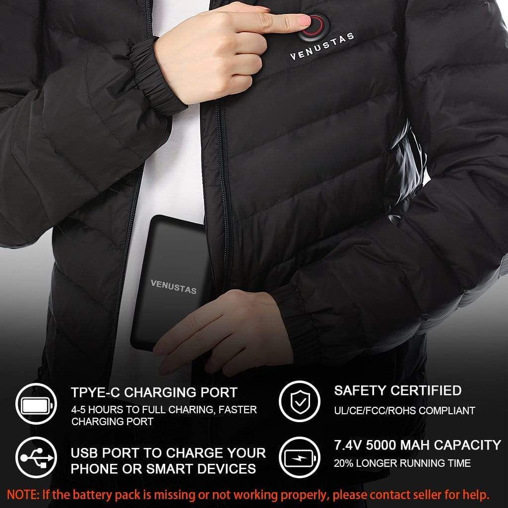 Men's Heated Down Jacket 7.4V