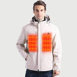 Men's Heated Jacket 5V with Detachable Hood