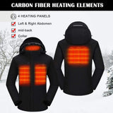 Men's Heated Jacket 5V with Detachable Hood