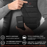 Men's Heated Vest with V-neck 7.4V