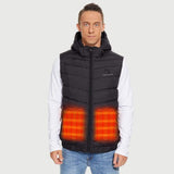 Men's Heated Down Vest 7.4V With Detachable Hood