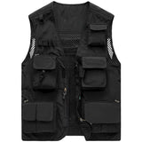 Men’s Lightweight Utility Vest – 16-Pocket Fishing, Photography & Travel Vest with Mesh Back