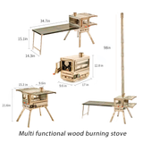 Wood Burning Stove Camping Portable Hot Tent Stove