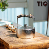 Pure Titanium Teapot Kettle 1200ml – High-End Tea Brewing & Boiling Pot with Handle, Home & Outdoor Use