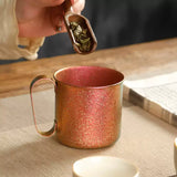 Pure Titanium Tea & Coffee Mug – 300ml Lightweight Heat-Resistant Cup, Japan Chado Handicrafts