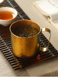 Pure Titanium Tea & Coffee Mug – 300ml Lightweight Heat-Resistant Cup, Japan Chado Handicrafts