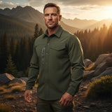 Tactical Quick-Dry Long Sleeve Shirt for Men – Breathable Military Outdoor Training Top, Lightweight Camouflage Combat Shirt
