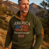 America 250th Anniversary Warm Fleece Pullover Sweatshirt