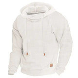 Men's Hoodie Outdoor Sports Solid Color Long Sleeve Daily Tops Apricot