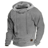 Men's Hoodie Outdoor Sports Solid Color Long Sleeve Daily Tops Apricot