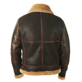 Men's Outdoor Casual Lapel Zip Fleece Thick Leather Jacket