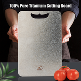 Luxury Pure Titanium Cutting Board Antibacterial Camp Kitchen Board Gift