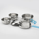 Camping Cookware Compact Pots and Pans Set