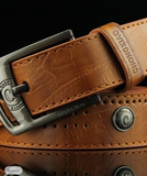 Men's Casual Wide Belt Office / Career Daily Wear Belt with Easier Adjustable Buckle Solid Color Classic Business Dress Belt