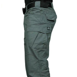Men's Waterproof Elastic Fabric Tear Resistant Tactical Multi Pocket Overalls